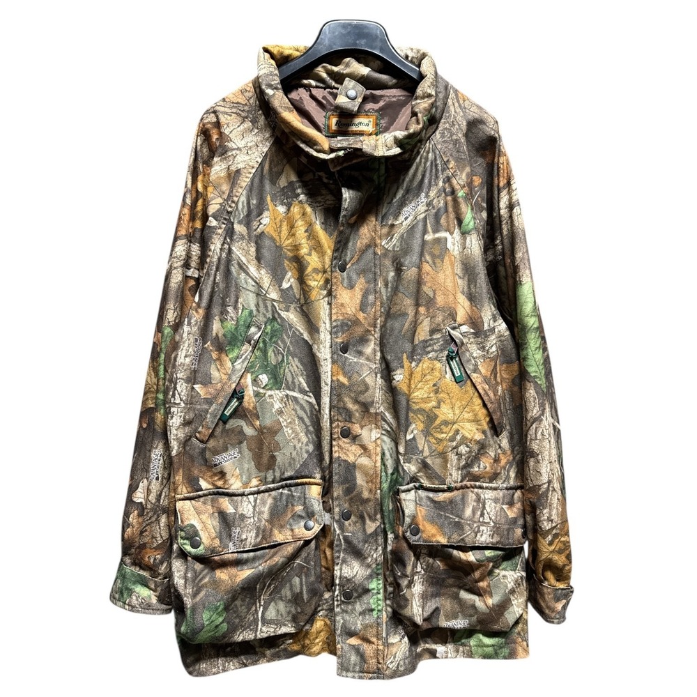 Remington Advantage Timber Camo Hunting Zipper Jacket Men's Large 6‎ Pocket
